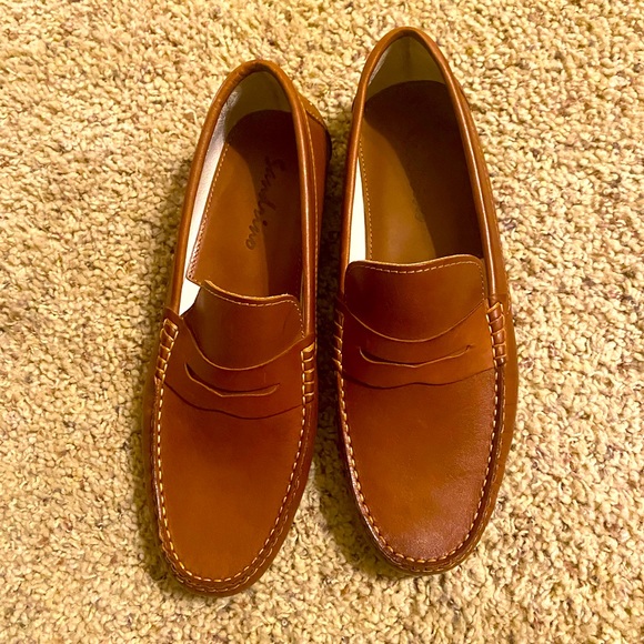 Men’s Dress Brown Leather Loafer - Brand New main image 4